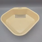 Vintage Rubbermaid Kitchen Sink Corner Plastic Strainer #5816. Fixed Price $23.00.