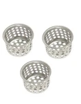 3 Crumb Cup Basket Sink Drain Strainer 1" New. Fixed Price $5.49.