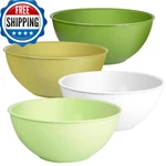 Greentainer 4-PIECE Plastic Mixing Set 113OZ Lightweight Serving Larg. Fixed Price $44.99.