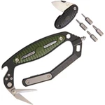 Nives Crab Multi Tool Black Aluminum Green Rubber Handle IMT18FRNPBGR. Fixed Price $120.79.