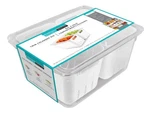 Twin Colander Stackable Food Storage Organizer For Fridge, Freezer, Pantr.... Fixed Price $31.04.
