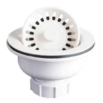 Karran Basket Strainer 3.5-IN White Plastic Rust Resistant. Fixed Price $27.19.