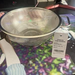 Gulex Colander Stainless Steel 3-QUART, Strainer For Kitchen Food, Dishwasher Sa. Fixed Price $19.95.