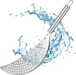 Tiesome Stainless Steel Held Pot Strainer, Pasta With Handle Silver. Fixed Price $10.77.