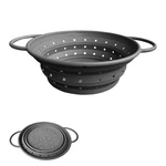 Silicone Collapsible Colander With Handle, Kitchen For Easy Storage,.... Fixed Price $23.66.