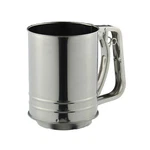 100% Genuine! Avanti Stainless Steel Flour Sifter 3 Cup With Trigger Handle!. Fixed Price $20.22.