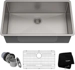 32" KHU100-32 Standard Pro 16 Gauge Undermount Stainless Steel Kitchen Sink. Fixed Price $599.99.