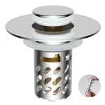 Universal Bathroom Sink Stopper Pop Up Drain Strainer Hair Catcher Filter Basket. Fixed Price $9.99.