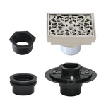 Kingston Brass BSFK9771 Watercourse 3-15/16" Square Shower Drain Nickel. Fixed Price $194.94.