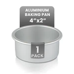 Restaurantware-met Lux 4 2 Inch Straight-sided Baking Tin, 1 Round Cake Pan. Fixed Price $15.28.