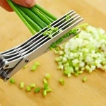2PACK Herb Cutter Scissors 5 Blade Kitchen Multipurpose Cutting Shears. Fixed Price $7.99.