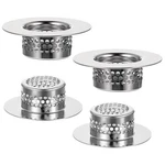 Gjinxi 4 Pcs Bathroom Sink, Bathtub Drain Cover Strainer Hair Catcher S.... Fixed Price $13.66.