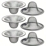 10PCS Stainless Steel Sink Strainer Hair Catcher Drain Slop Filter Trap Bathroom. Fixed Price $6.45.