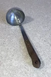 Imperial Veri-sharp Stainless Steel Short 9.5 Kitchen Ladle Wood Handle Usa. Fixed Price $6.99.