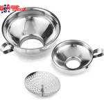 Canning Funnel With Strainer For And Regular Mason Jars Wide-mouth. Fixed Price $21.37.