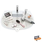 Bathroom Counter Cover & Storage Saver, Foldable Silicone Mat For Hot Tools, .... Fixed Price $49.95.