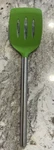 Tovolo Green Silicone Slotted Turner Spatula Stainless Steel Handle Kitchen Tool. Fixed Price $12.50.