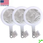 Set Of 3 Kitchen Ultra-fine Nylon 100/200/400 Mesh Strainer Plastic Sieve Filter. Fixed Price $9.95.