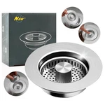 Kitchen Sink Drain Strainer,stainless Steel 3-IN-1 Pop-up Stopper With S.... Fixed Price $18.40.