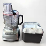 Kitchenaid 11-CUP Food Processor Exact Slice System Contour Silver KFP1133CU. Fixed Price $107.50.