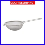 Fine Mesh Strainer With Helper Handle, 18/8 Stainless Steel, 3.75-INCH, For S.... Fixed Price $14.39.
