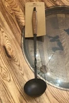 Barebones Cowboy Grill Ladle Steel Construction Walnut Handle. Fixed Price $35.50.