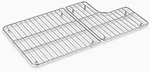 Houzer BG-7200 Bottom Sink Grid 30" X 17.13" Stainless Steel W/ Center Drain Cut. Fixed Price $69.95.