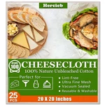 25 Pcs Cheese Cloths For Straining, 20X20 Inch Grade 100 Precut Wit. Fixed Price $38.22.