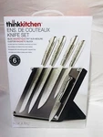 Think Kitchen Hikaru 5 Knife Set Custom Magnetic Block New. Fixed Price $108.66.