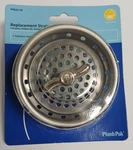 Plumb Pak PP820-34 Replacement Strainer Basket Stainless Steel With Twist N' Loc. Fixed Price $9.99.