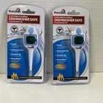 2X Procheck Fever Glow 8-SECOND Thermometer Dishwasher Safe Flexible Tip New. Fixed Price $12.99.