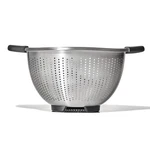 Oxo - Good Grips Heavy Duty Steel Pasta Drainer With Round Holes Comfortable Handles. Fixed Price $38.89.