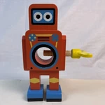 Retro Wooden Orange Robot Nut Cracker Twist Key By Suck Uk. 8.5 Tall. Fixed Price $19.99.