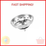 Uxcell Kitchen Sink Drain Strainer, Stainless Steel Basket. Fixed Price $16.06.