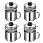 Lemonroad Pcs About 4.72 X 4.33 3.74 Inches/ 12 11 9.5 Cm, Silver. Fixed Price $38.99.