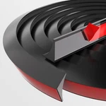 67 Selfadhesive Shower Threshold Water Dam Barrier Inch, Black. Fixed Price $25.63.
