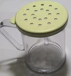 Carlisle 9 Oz Shaker Dredge W/ Cheese Lid (model 426004) New. Fixed Price $19.99.