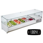 Vevor Countertop Refrigerated Salad Pizza Prep Station 150 W Glass Guard Etl. Fixed Price $815.90.