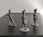 French Pewter Metal Vtg Toy Soldiers Of World 1635 Kings Musketeer. Fixed Price $47.87.