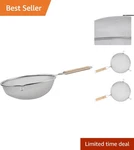 Durable 8-INCH Silver Fine Mesh Strainer With Wire Handle Home & Professional. Fixed Price $11.39.