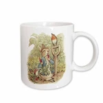 3DROSE Peter Rabbit The Garden - Vintage Art Mug. Fixed Price $17.99.