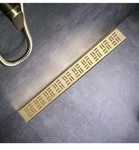 Sharp-tec 32 Inch Linear Shower Drain Bathroom 092 Stainless Steel Gold. Fixed Price $22.00.