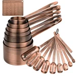 Iffmyjb Measuring And Set Small, A01: COPPER-7CUPS+9SPOONS. Fixed Price $71.23.