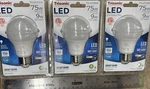 Trisonic A19 Led Light Bulbs 9W =75W Day 3PACKS. Fixed Price $19.99.