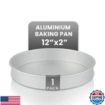 Restaurantware-met Lux 12 Inch Straight-sided Baking Tin, Round Cake Pan. Fixed Price $40.86.