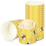 Jarthenaamcs 100 Pcs Summer Bee Paper Baking Cups Yellow 2.8 Inches. Fixed Price $24.90.