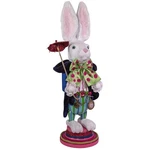 Kurt S. Adler Wooden Hollywood Nutcracker Collection, White Rabbit, 18IN. Fixed Price $108.11.