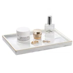 Shinowa Ceramic Vanity Tray, Bathroom Counter Marble Finish Perfume Tray.... Fixed Price $31.67.