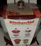 New Kitchenaid Red Salad And Fruit Spinner Box. Fixed Price $29.99.