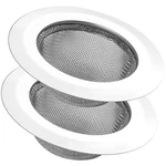 2PCS Kitchen Sink Strainer, Stainless Steel Mesh Drain 4.5 Inch, Silver. Fixed Price $9.81.